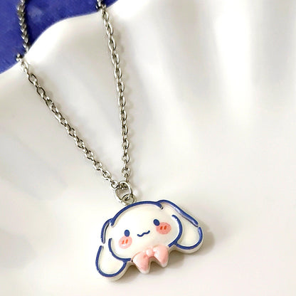 Cartoon Resin Cat Melody Clow Clavicle Necklaces