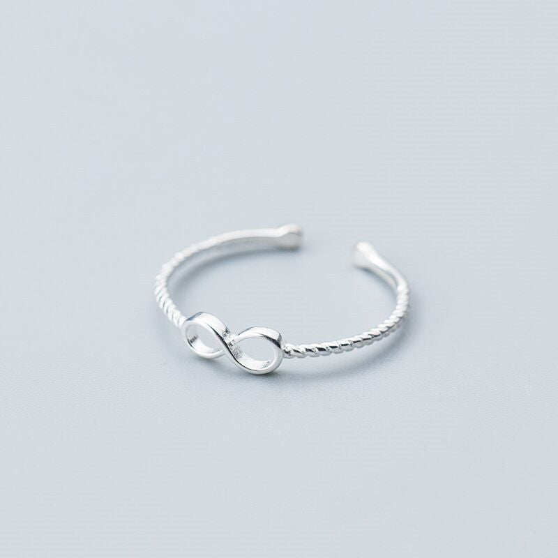 Words Elegant Twist Small Fresh Simple Rings