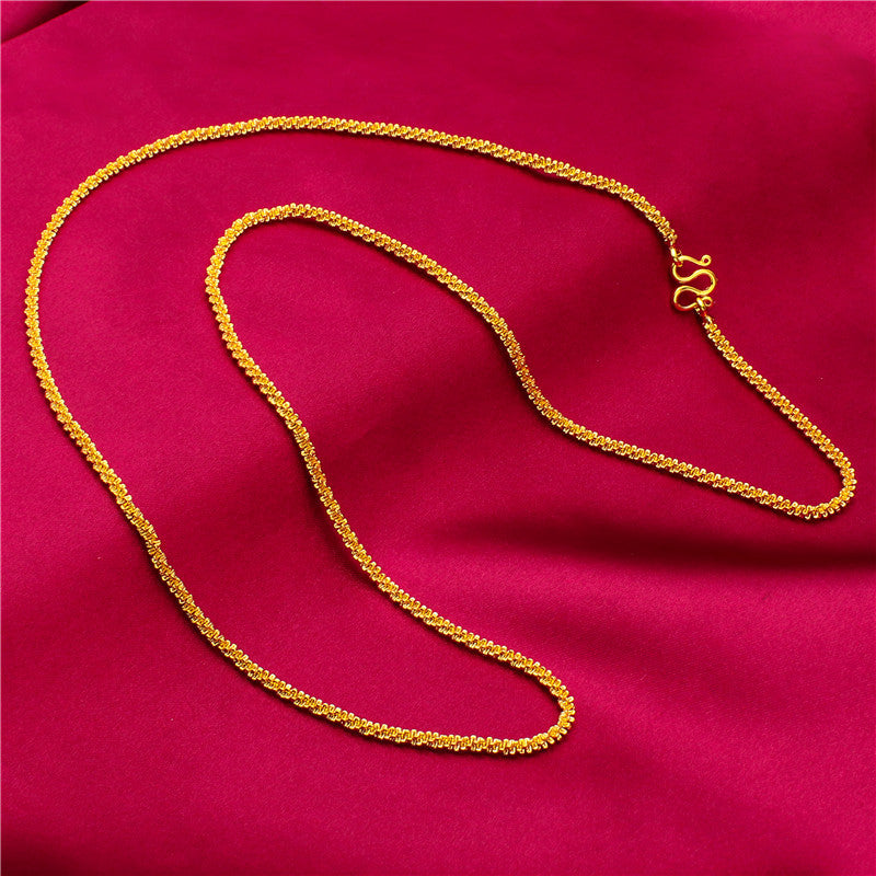 Women's Vietnam Placer Gold Lengthened For Fashion Necklaces