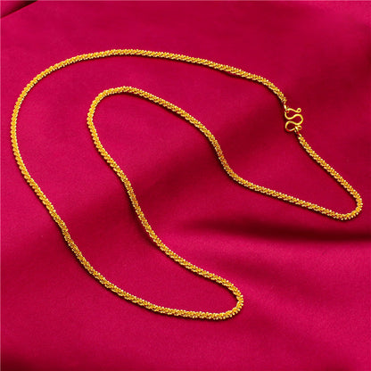 Women's Vietnam Placer Gold Lengthened For Fashion Necklaces