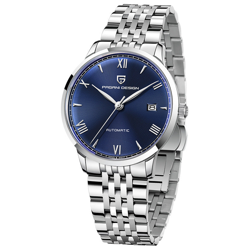Men's Watch Automatic Stainless Steel Waterproof Mechanical Watches