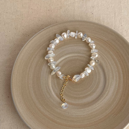 Natural Pearl Female French Minority High Bracelets