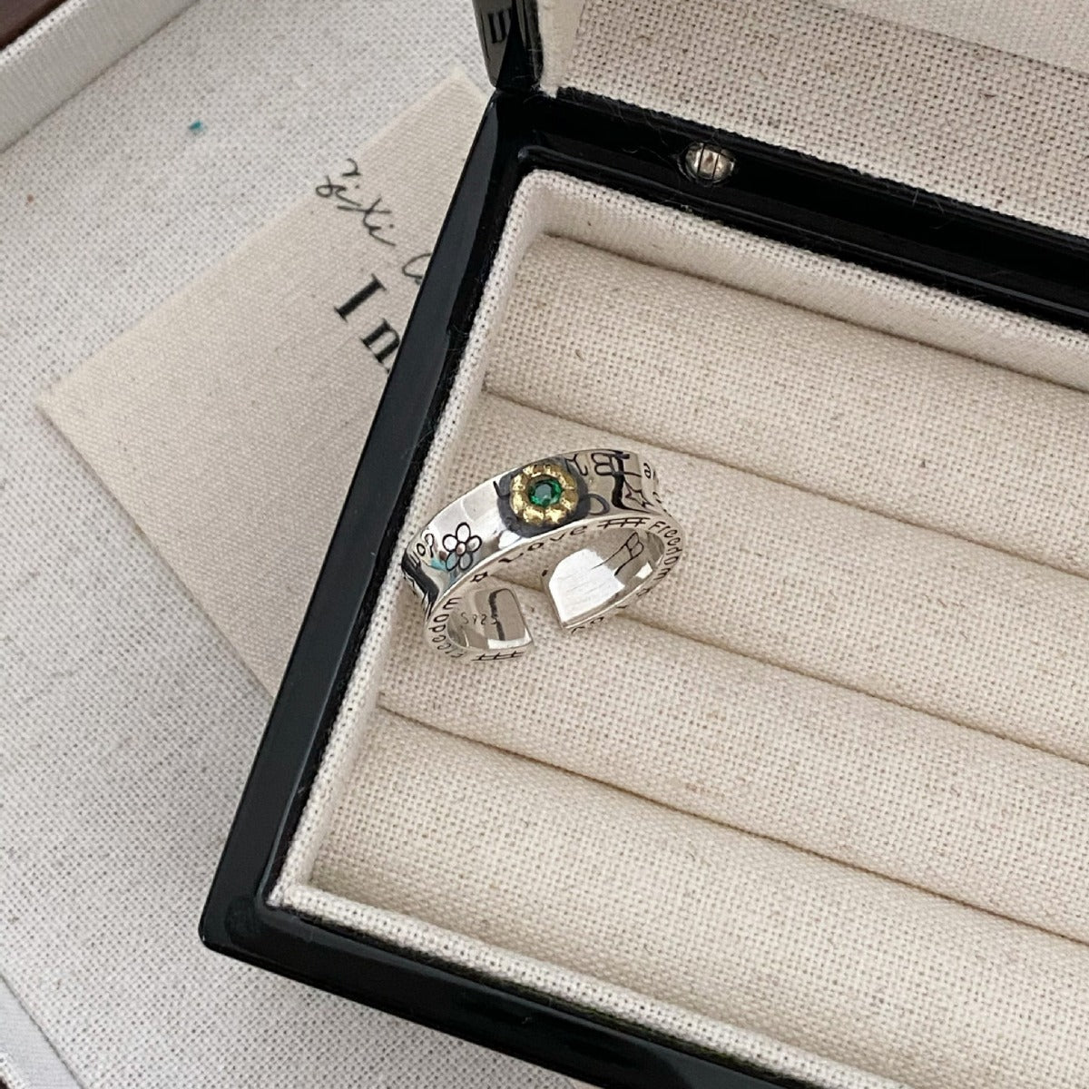 Offer Open Female Retro Fashion Twin Rings