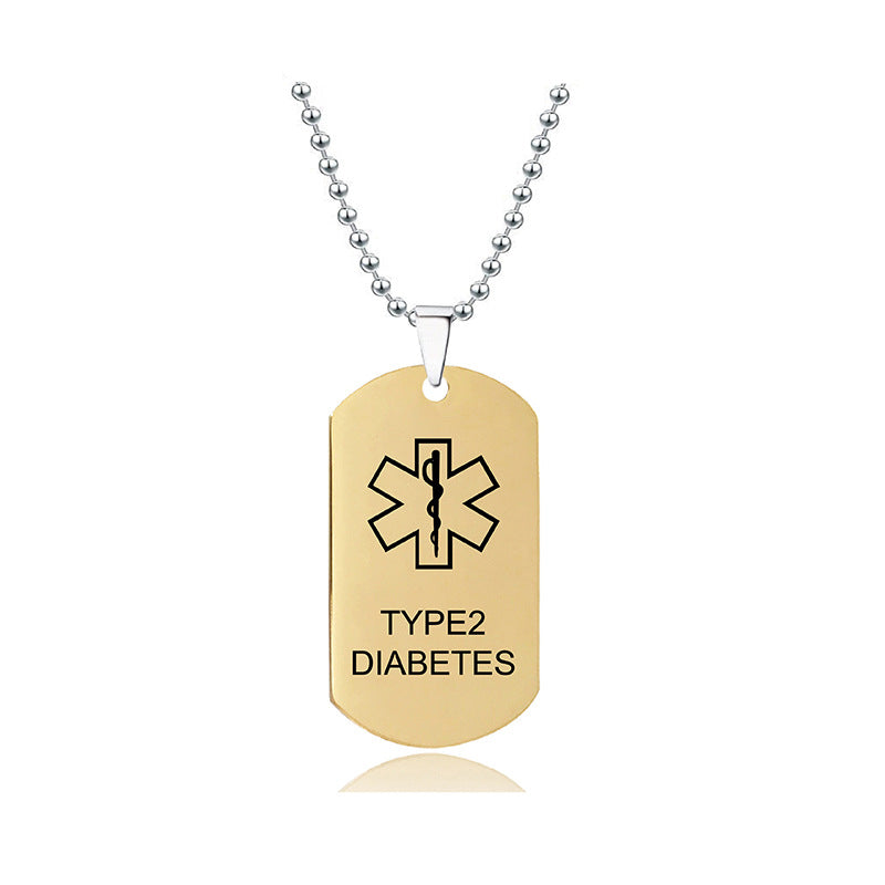 Steel Medical Logo Hot Stainless Star Necklaces