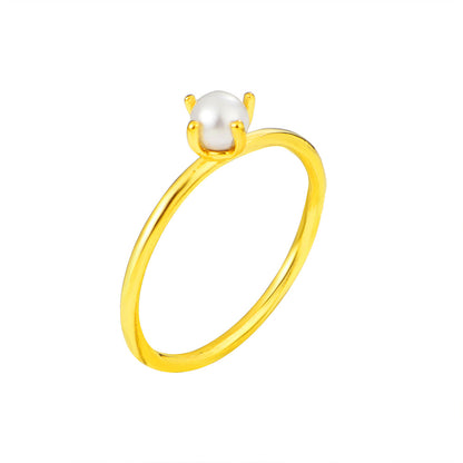 Luxury Exquisite Small Four Claw Simple Rings