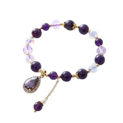 Women's Natural Crystal Korean High-grade Design Color Bracelets