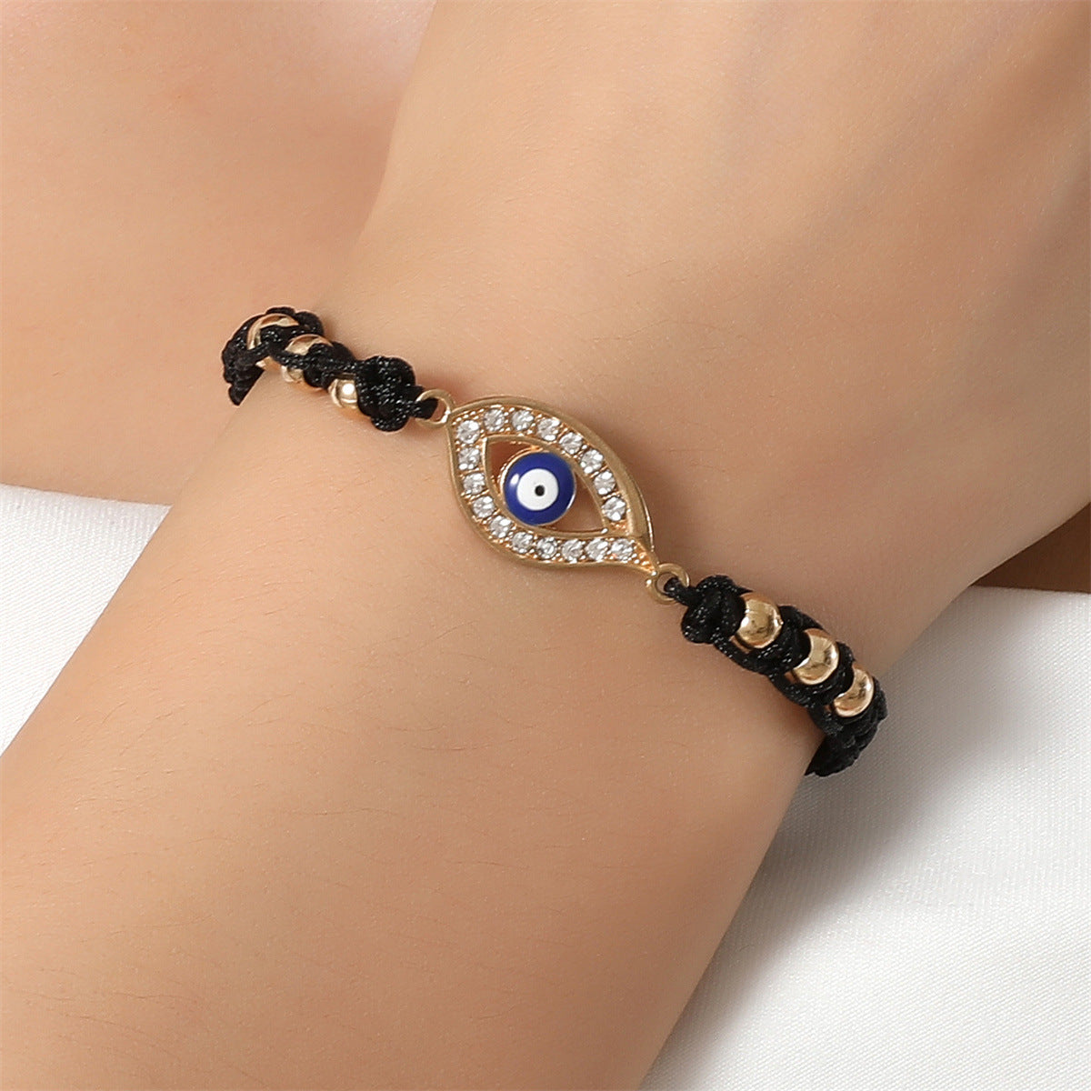 Elegant Devil's Eye Hand-woven Couple Tide Bracelets