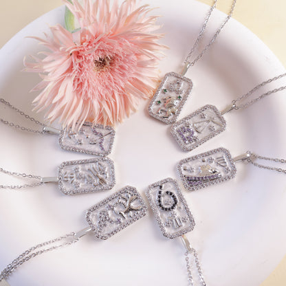 Constellation Color Zircon Female Special Interest Necklaces