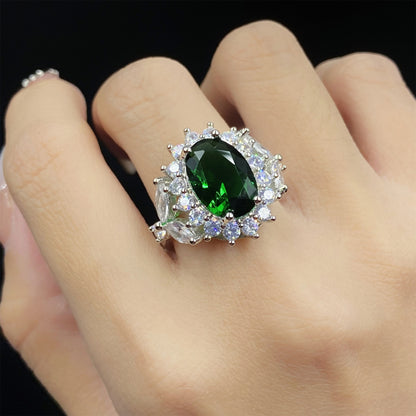 Luxury Live Simulation Emerald Tourmaline Full Pendants