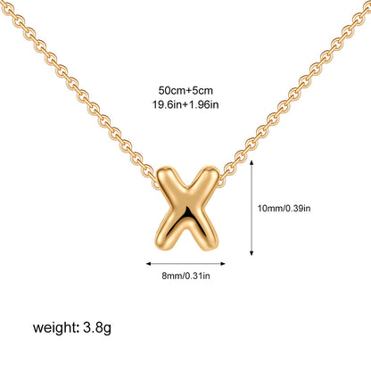 English Letter Simple High-grade Stainless Steel Necklaces