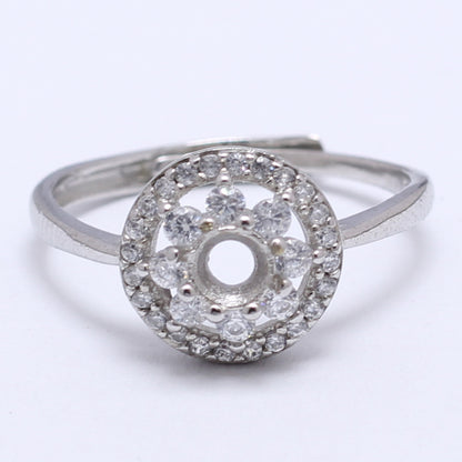 Frame Open Mouth Autumn Copper Alloy Electroplating Sier Rings