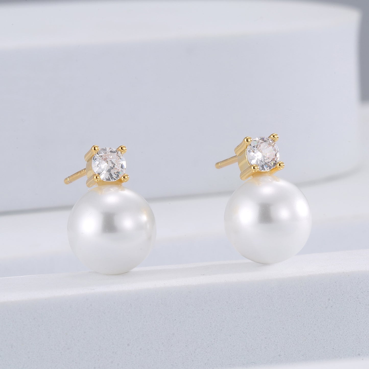 Pearl Sier Needle High-grade Fashion Ornament Rings