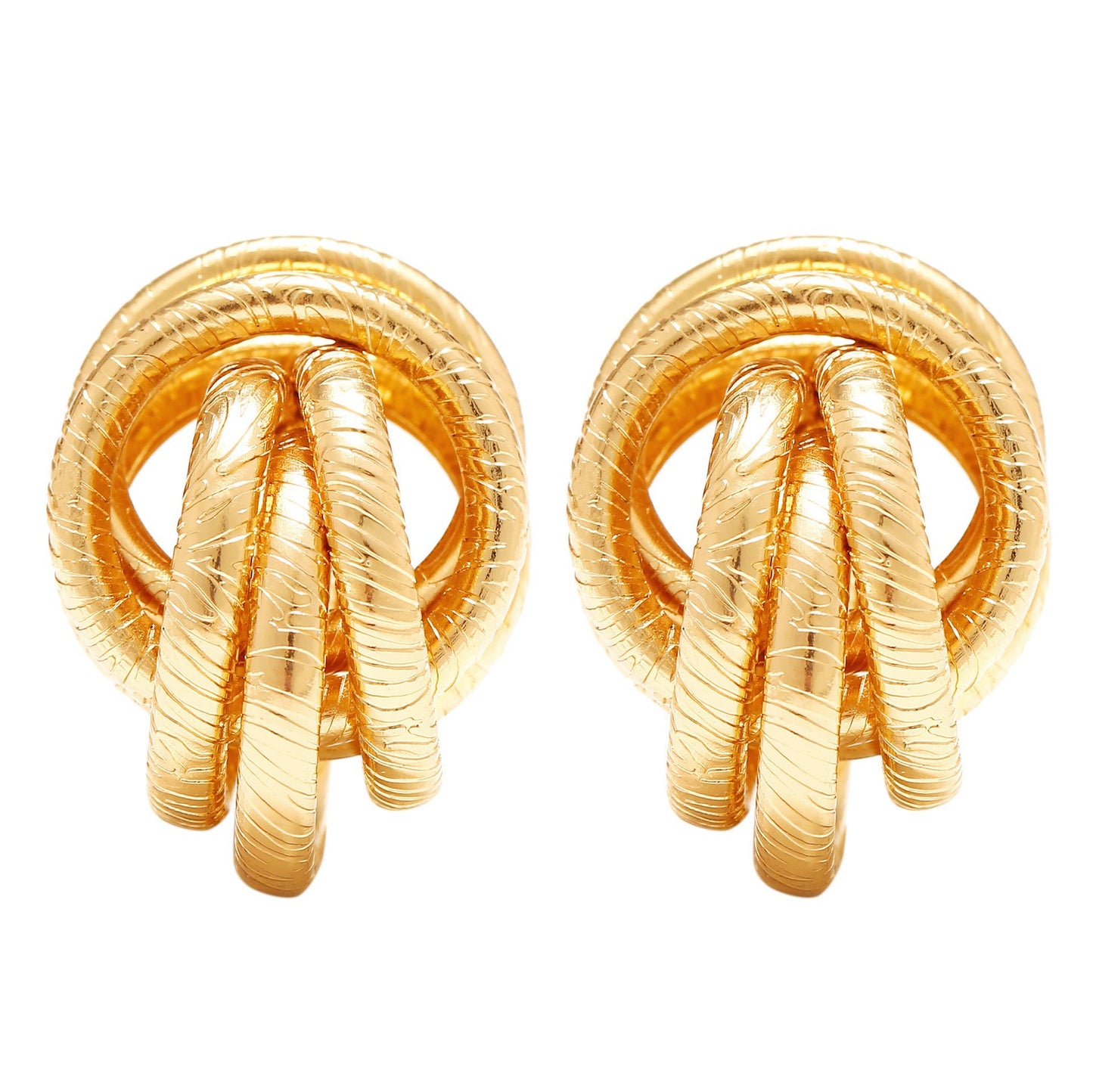 Women's Fashion Geometric Ear Needle Vintage Hoop Earrings