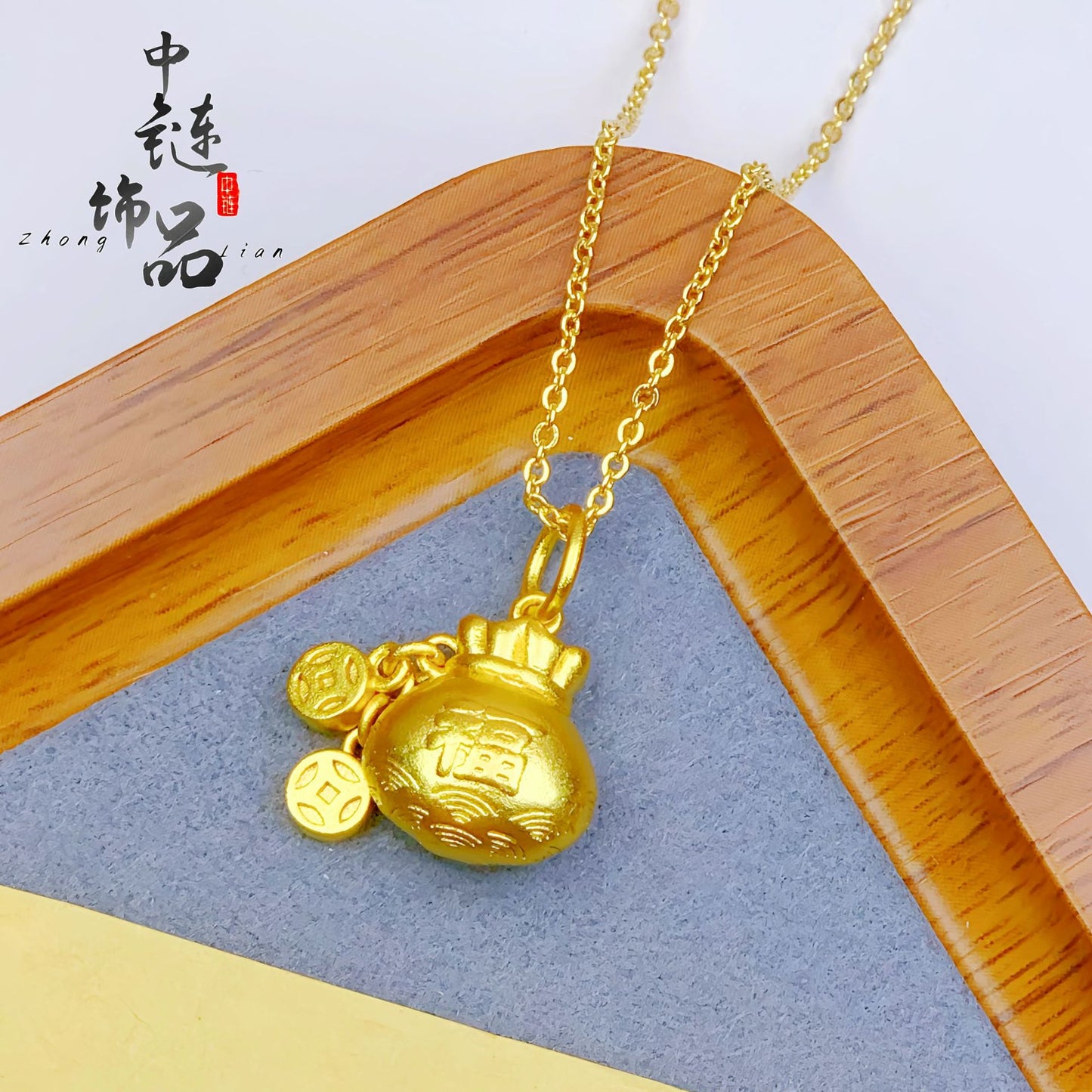 Broadcast Ancient Law Alluvial Gold Money Pendants