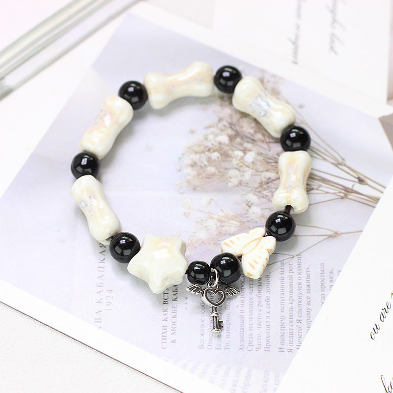 Ornament Ceramic Chinese Beaded Female Niche Bracelets