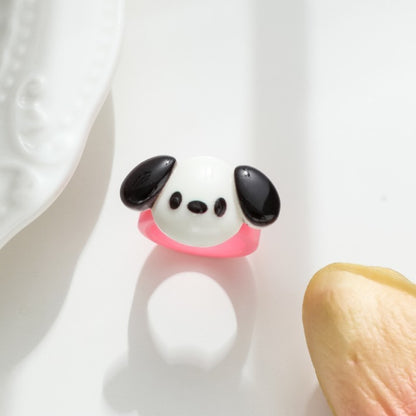 Funny Cartoon Open Personality Niche Unique Rings