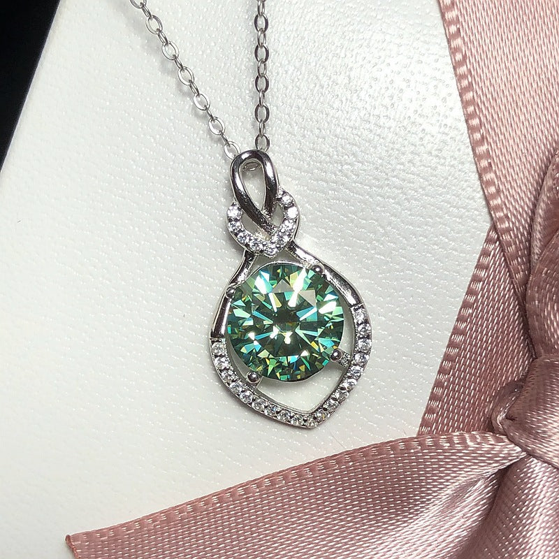 Live Streaming Maldives Blue Green Diamond Deer Pendants