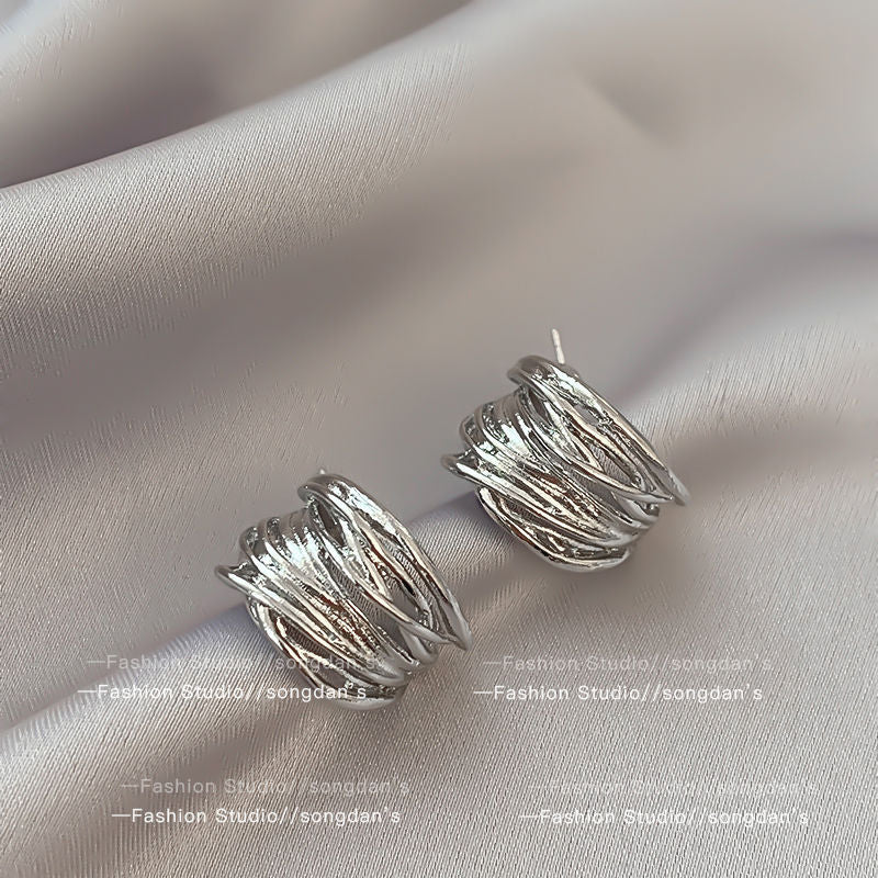 Frosty Style High-grade Temperament Female Design Earrings