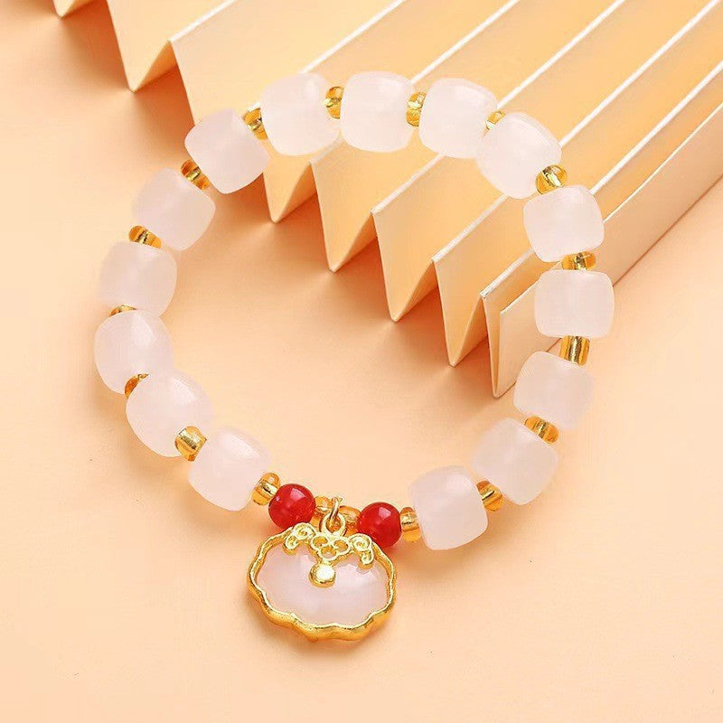 National Style Butterfly Cracked Cystal Gradient Bracelets