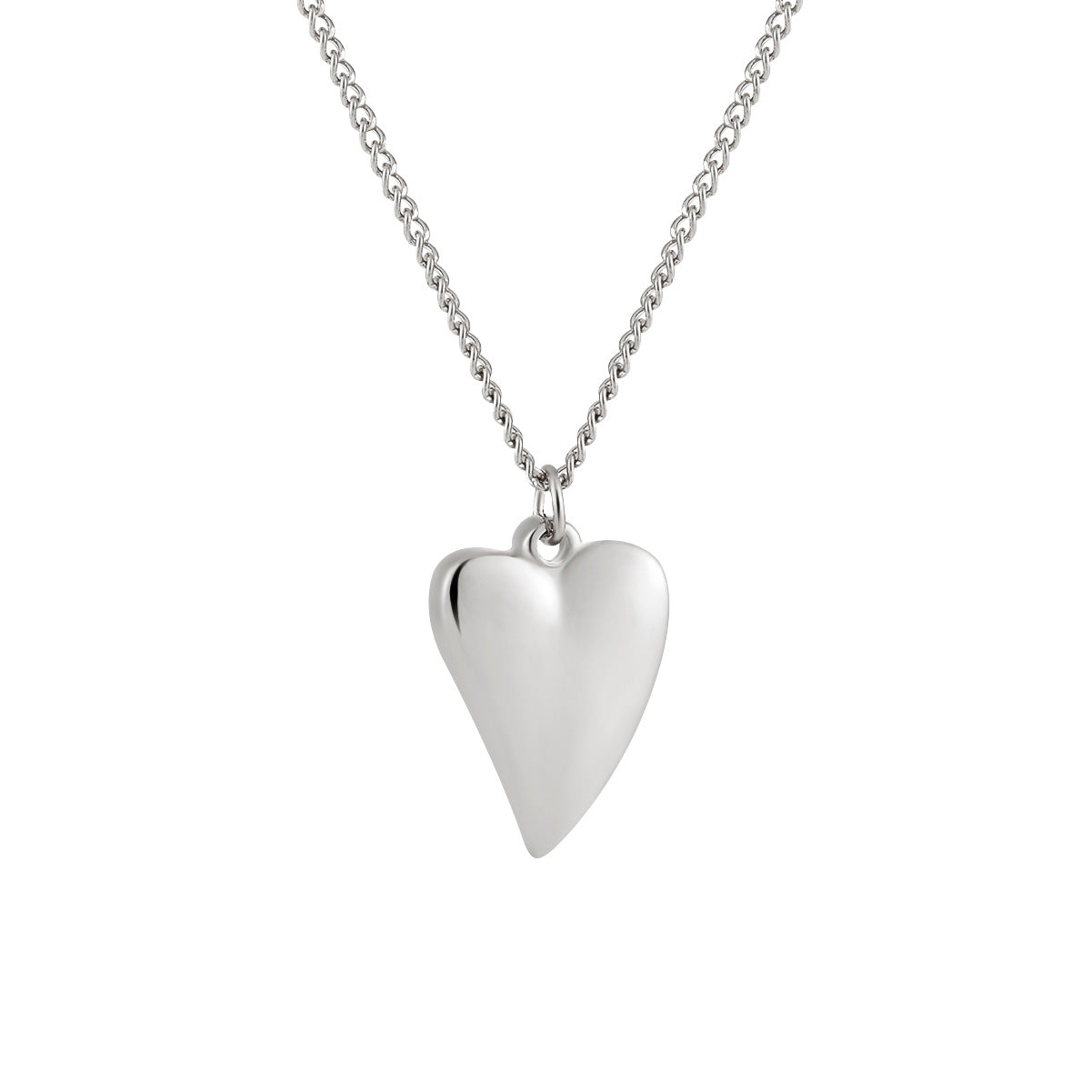 Oblique Heart Fashion Personalized Cold Style Necklaces