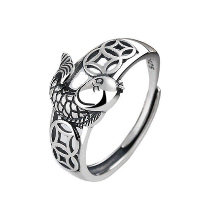 Prime Sier Copper Coins With More Koi Fish Rings