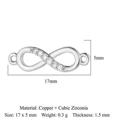 Heart Family Three Copper Zircon Ornament Pendants