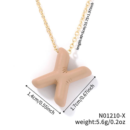 Comfortable Fashionable Personalized Trendy Simple Letter Necklaces