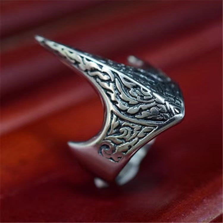 Men's Retro Vikings Bird Skull Trendy Hip Rings