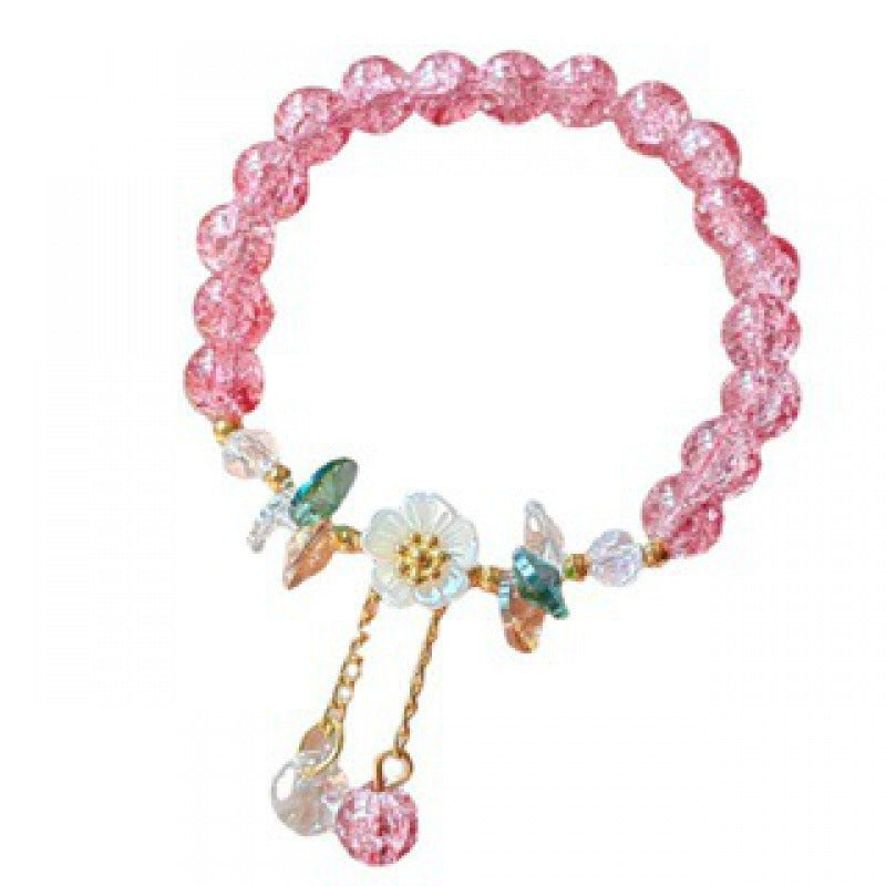 National Style Butterfly Cracked Cystal Gradient Bracelets