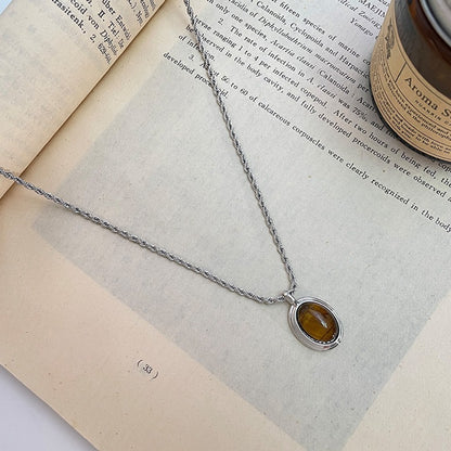 Tiger Eye Light Luxury Minority Design Necklaces