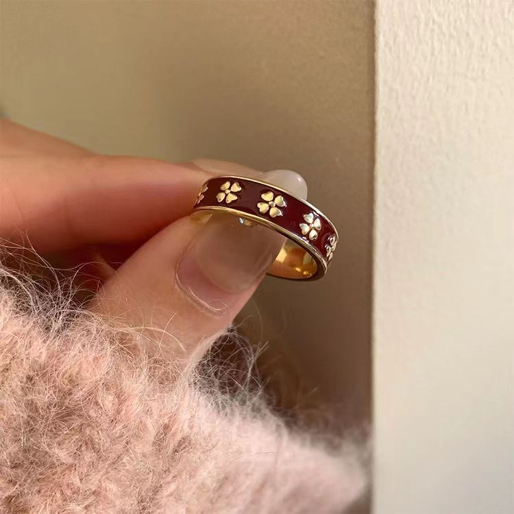 Open Female Unique Niche Design Couple Rings