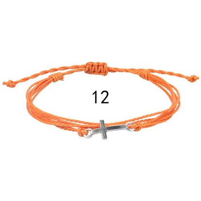 Women's & Men's Woven Waterproof Friendship Carrying Strap Couple Bracelets