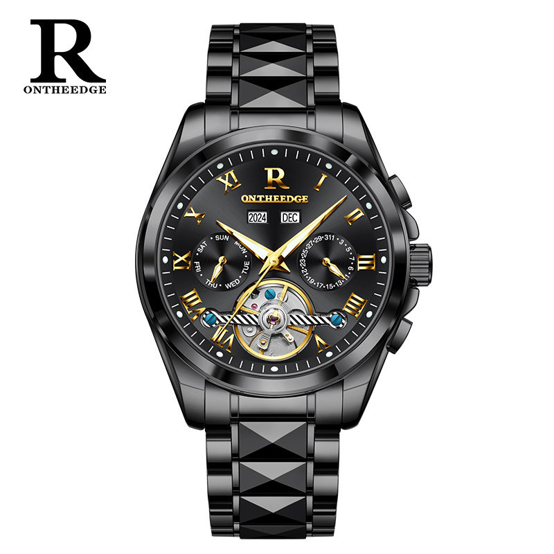 Men's Swiss Famous Watch Automatic Hollow Pure Mechanical Watches