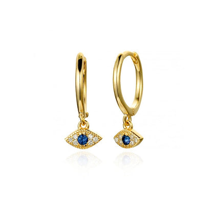 Eyes High Sense Mild Luxury Retro Zircon Female Earrings