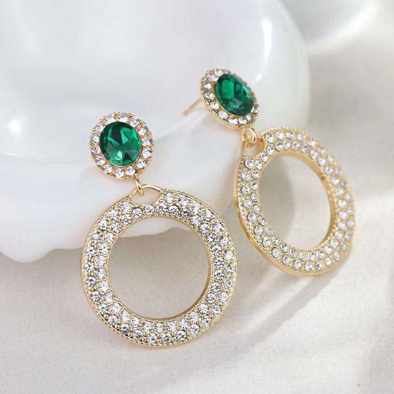 Design Elegant Flower Light Luxury High Earrings