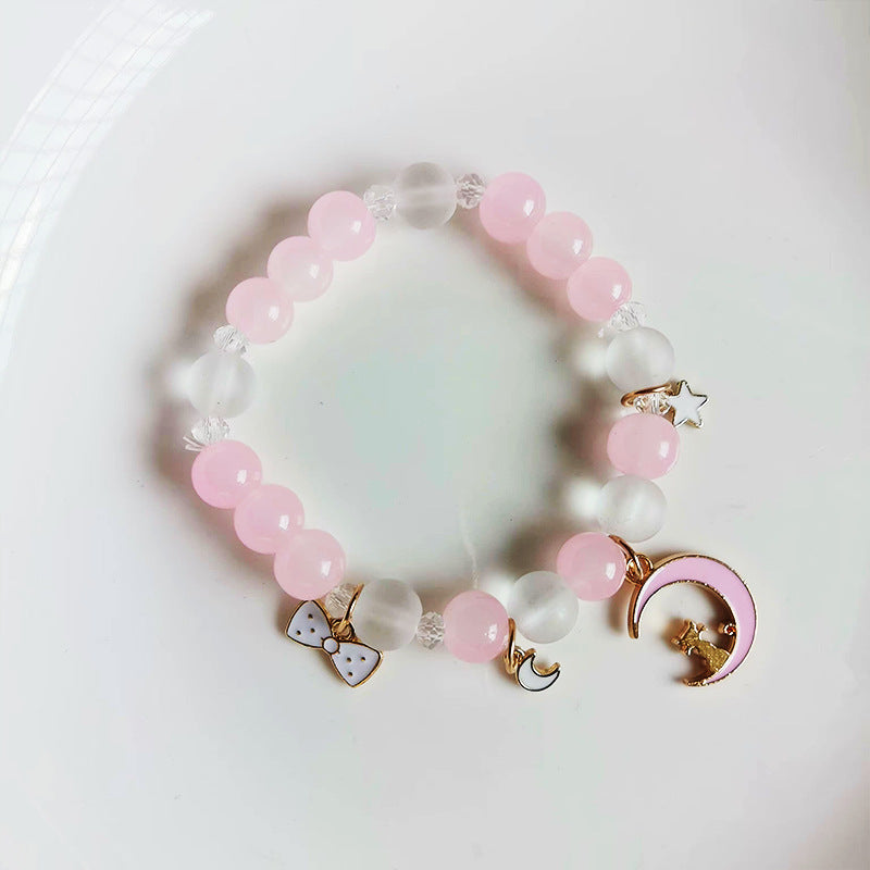 Children's Cartoon Beaded Cute Sweet Princess Style Bracelets