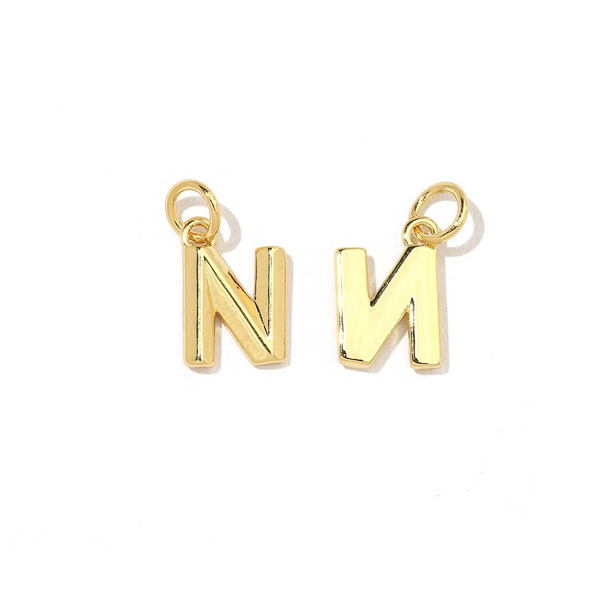 Real Gold Color Retaining English Letter Female Necklaces