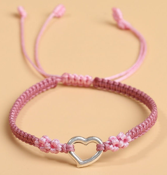 Women's Woven Adjustable Friend Gift Stainless Steel Bracelets