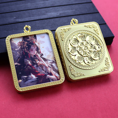 Ethnic Style Golden Fox Previous Life Pendants