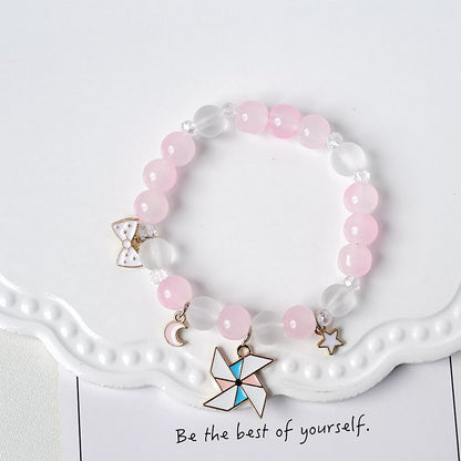 Korean Style Graceful Cute Crystal String Bracelets