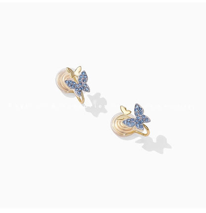 Butterfly Mosquito Coil Ear Clip High Earrings