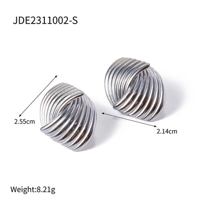 Ear-ring Clip Fashion Personalized Stainless Steel Earrings