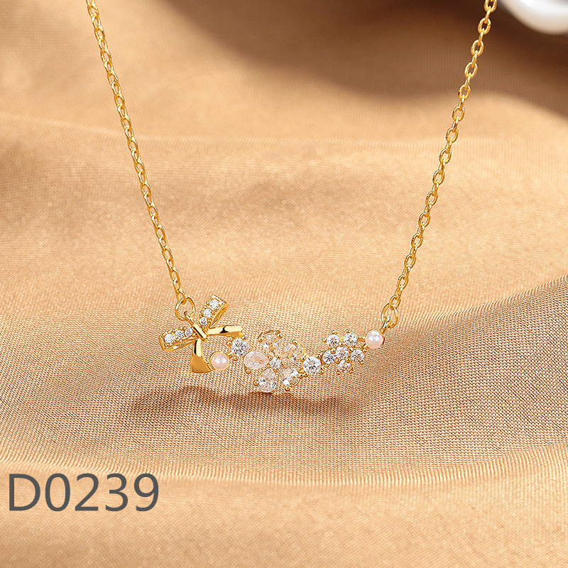 Women's Fashionable Light Luxury Couple High-grade Niche Unique Clavicle Necklaces