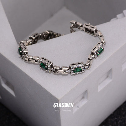 Women's Personalized High-grade Diamond Skirt Temperamental Simple Bracelets