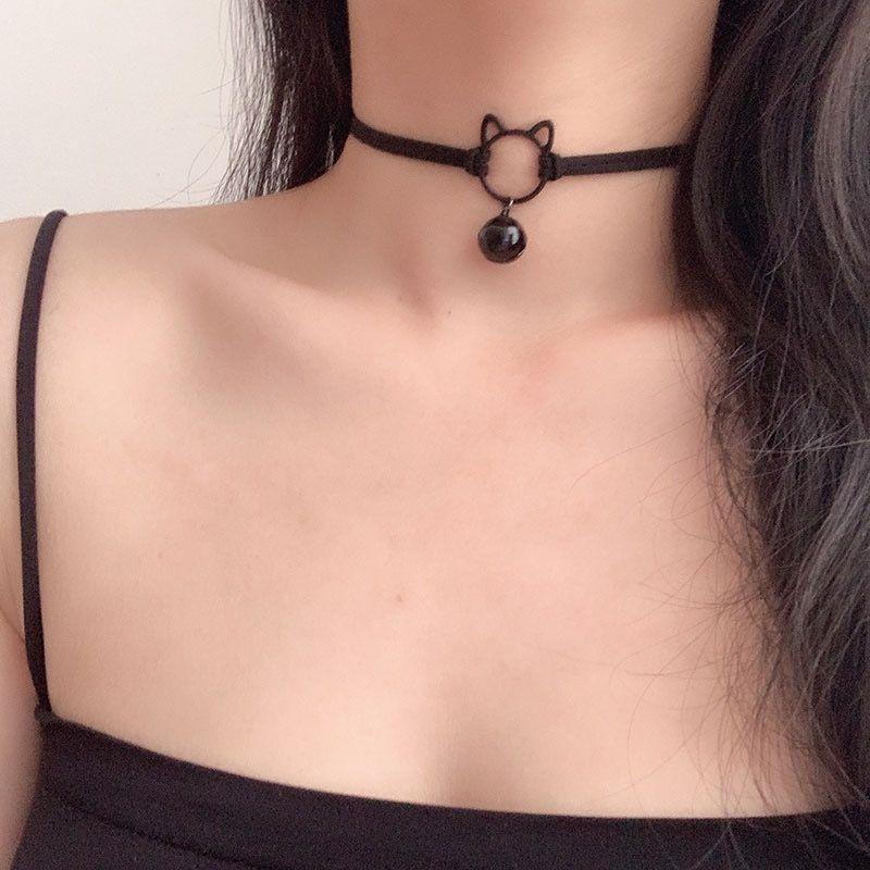 Leather Rope Short Female Neck Band Necklaces