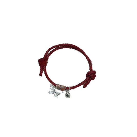 Bell Butterfly Carrying Strap Red Rope Safe Simple Gift Bracelets