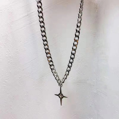 Drag Hip Hop Cross Niche Design Necklaces