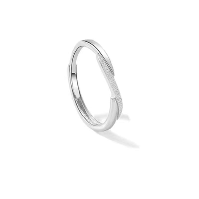 Women's & Men's For Couple Sterling Sier Design Fashion Rings