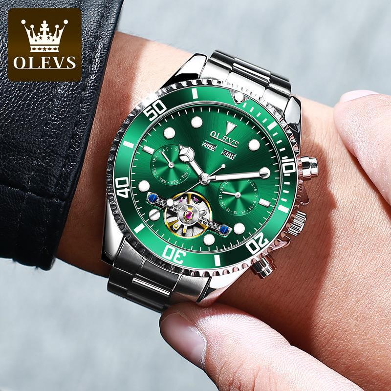 Men's Watch Automatic Multifunctional Water Ghost Mechanical Watches