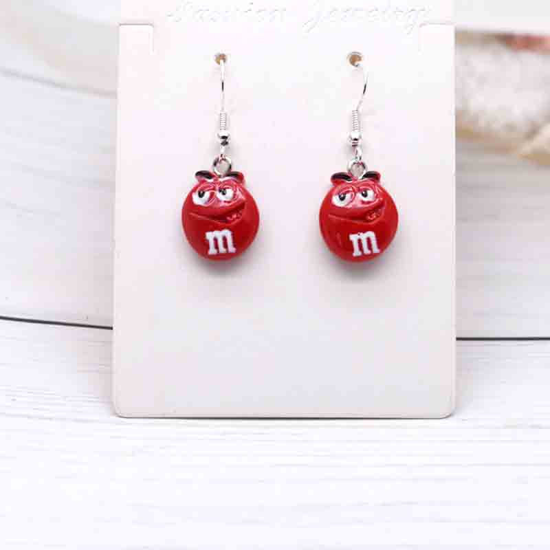 Ice Cream Candy Drink Resin Homemade Earrings